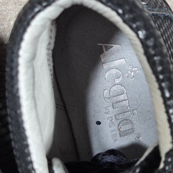 Alegria Ankle Boots US 8 EU 38 Elsa Leather Houndstooth Mini Cushioned Comfort - Picture 9 of 12